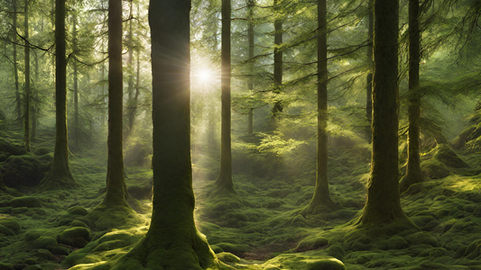 Tranquil Forest Retreat Collection: Mystic Pine Forest Unveiled