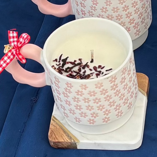 Orchid Salt Mug Candle